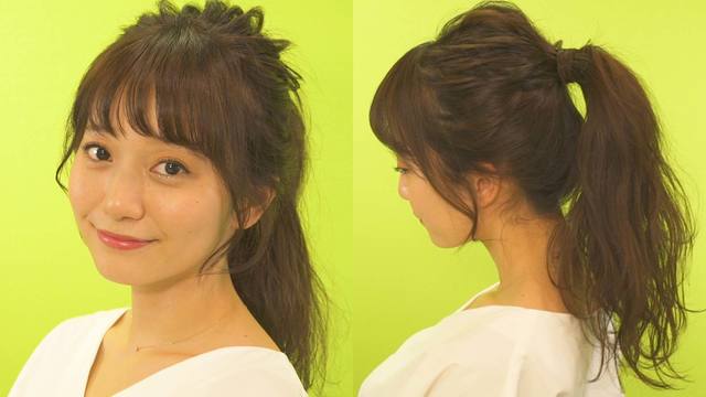 週末のデートに 彼ウケ抜群のポニーテール代編 ルトロン