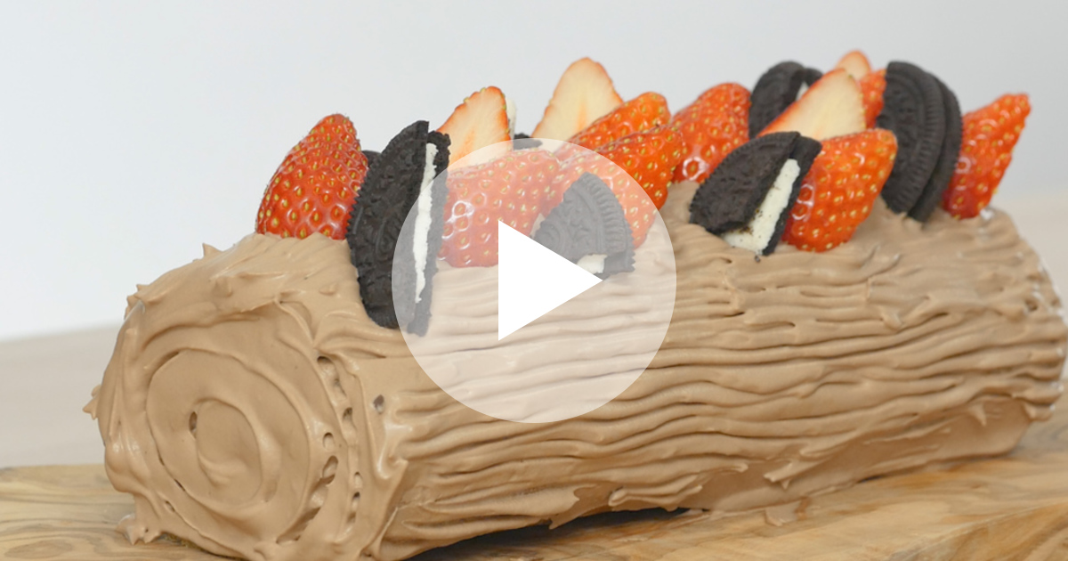 ほんのりビターな大人の味 ブランデー香る ブッシュ ド ノエル の作り方 ルトロン