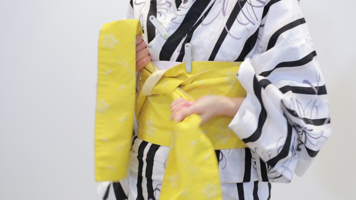 実は簡単 浴衣の帯の結び方 文庫結び ルトロン