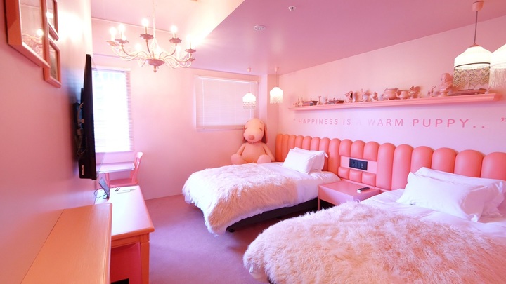 テーマは Love Peanuts Hotel 6fの宿泊部屋を紹介 ルトロン