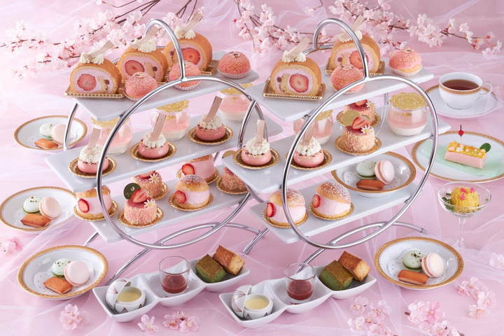 ホテルオークラ東京ベイの桜アフタヌーンティー開催 ルトロン
