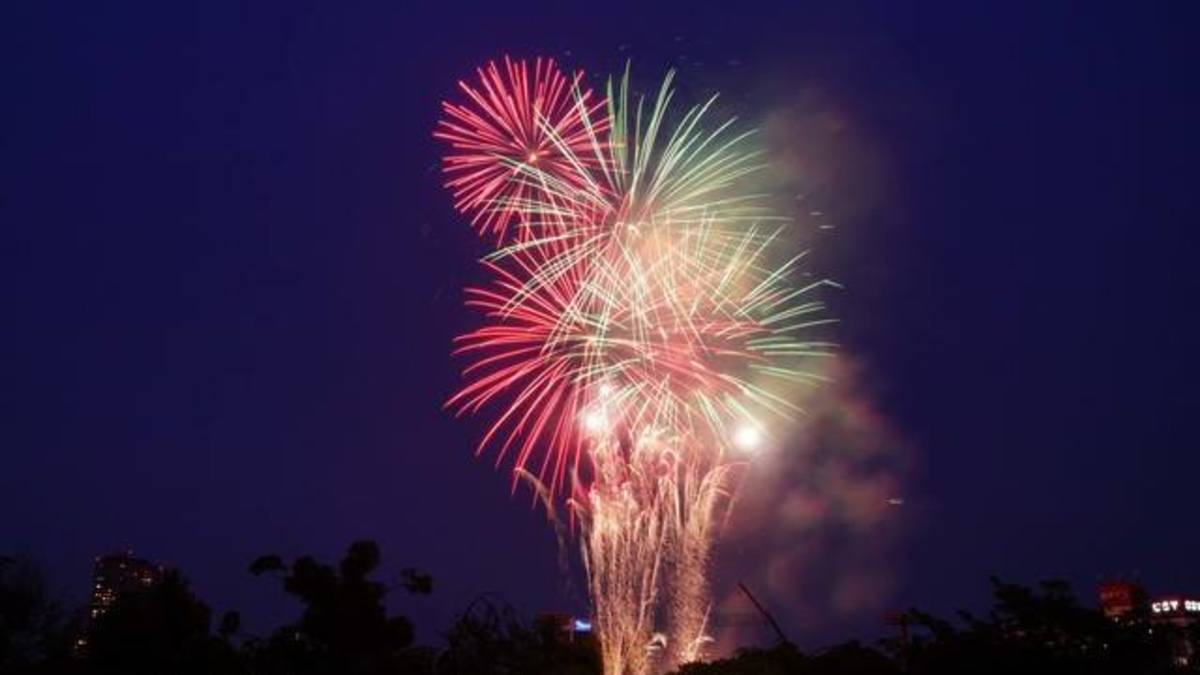 天神祭奉納花火